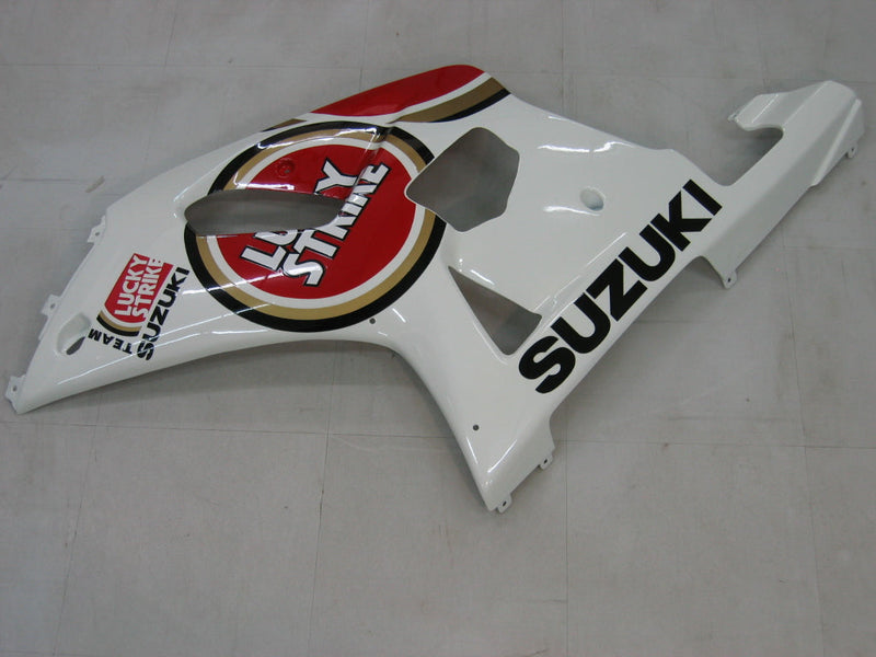 Fairings 2000-2002 Suzuki GSXR 1000 White & Red Lucky Strike  Generic