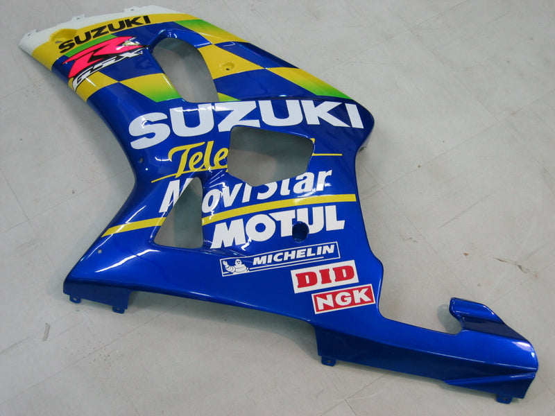 Fairings 2000-2002 Suzuki GSXR 1000 Blue Movistar  Generic