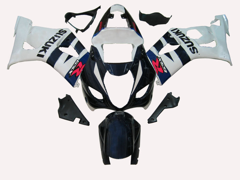 Fairings 2003-2004 Suzuki GSXR 1000 White & Blue GSXR  Generic