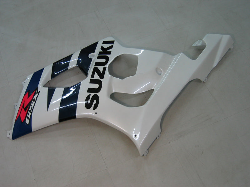 Fairings 2003-2004 Suzuki GSXR 1000 White & Blue GSXR Racing Generic