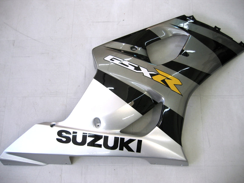 Fairings 2003-2004 Suzuki GSXR 1000 Silver & Black GSXR Racing Generic