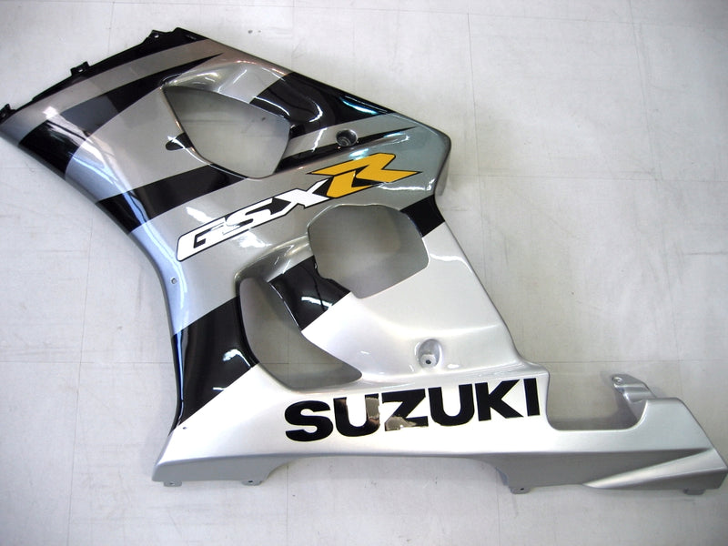 Fairings 2003-2004 Suzuki GSXR 1000 Silver & Black GSXR Racing Generic