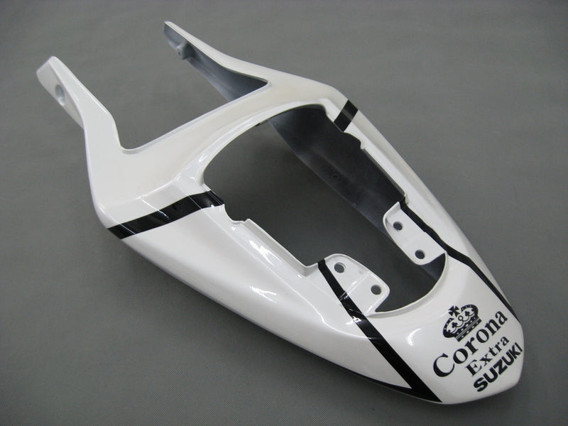 For GSXR1000 2003-2004 Bodywork Fairing White ABS Injection Molded Plastics Set