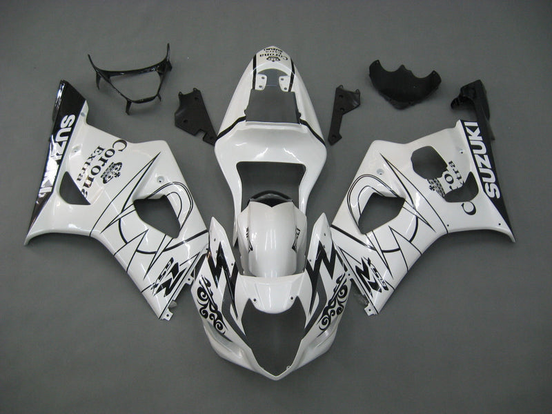 Fairings 2003-2004 Suzuki GSXR 1000 White Corona GSXR  Generic