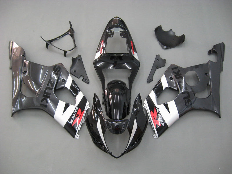 Fairings 2003-2004 Suzuki GSXR 1000 Black & White GSXR  Generic