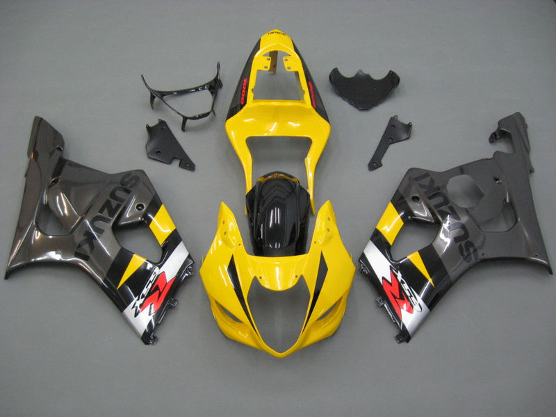 Fairings 2003-2004 Suzuki GSXR 1000  Yellow & Black GSXR  Generic