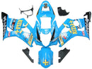 For GSXR1000 2003-2004 Bodywork Fairing Black Blue ABS Injection Molded Plastics Set