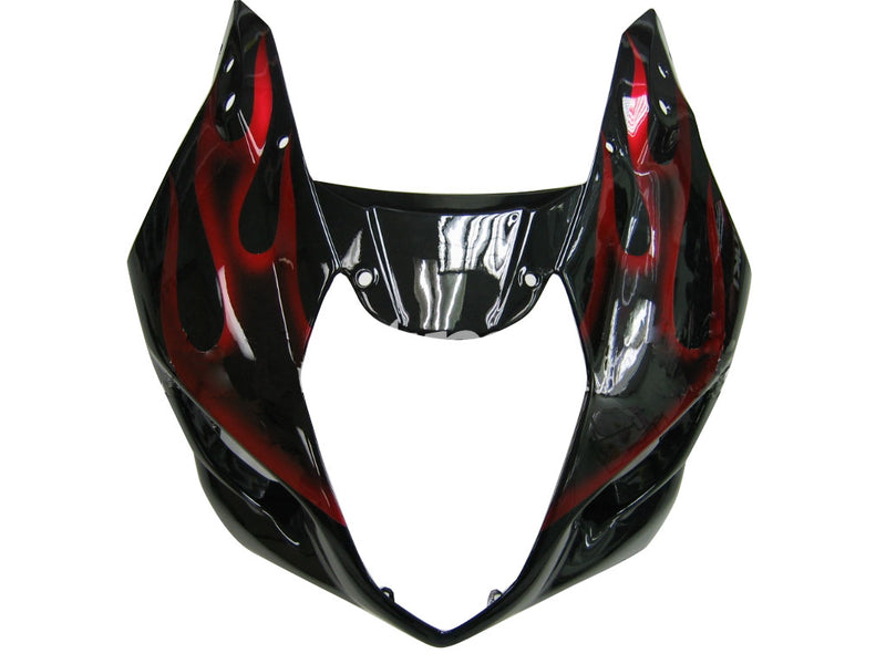 Fairings 2003-2004 Suzuki GSXR 1000 Black & Red Flame Racing Generic