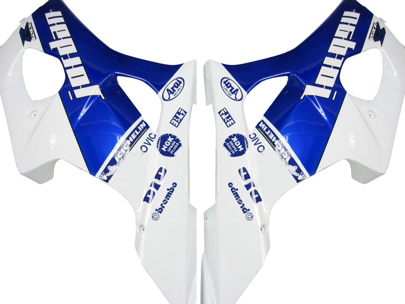 Fairings 2003-2004 Suzuki GSXR 1000 White & Blue Jordan   Generic