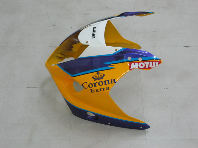 Fairings 2003-2004 Suzuki GSXR 1000 Yellow & White Corona Racing Generic