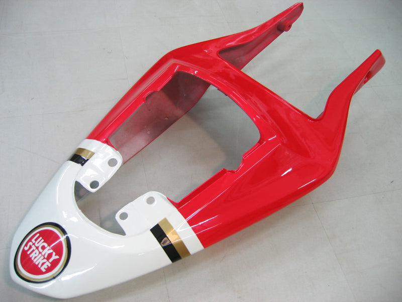 Fairings 2003-2004 Suzuki GSXR 1000 White & Red Lucky Strike  Generic