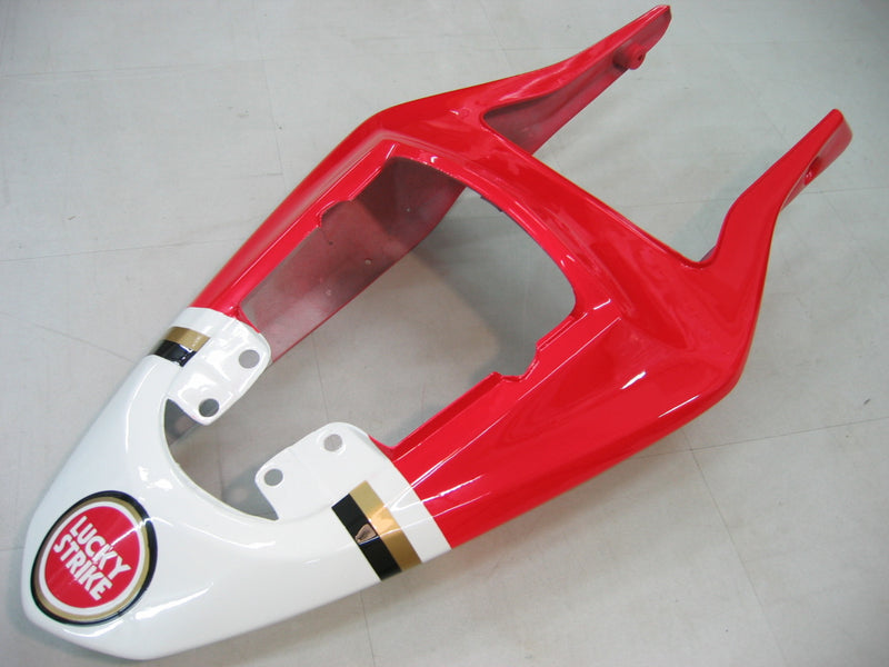 Fairings 2003-2004 Suzuki GSXR 1000 White & Red Lucky Strike Racing Generic