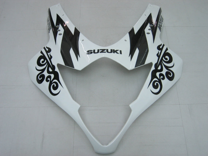 Fairings 2005-2006 Suzuki GSXR 1000 White Black Alstare Racing Generic