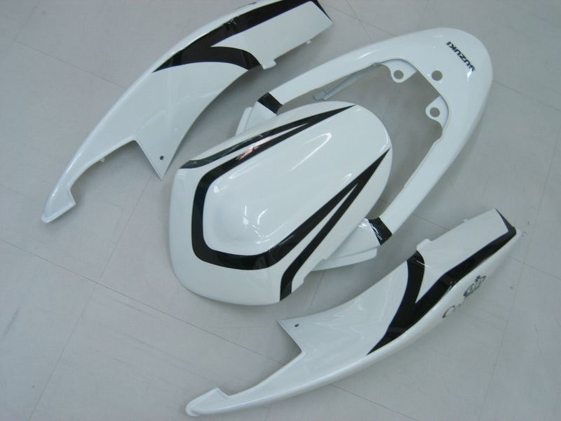 Fairings 2005-2006 Suzuki GSXR 1000 White Black Alstare Racing Generic