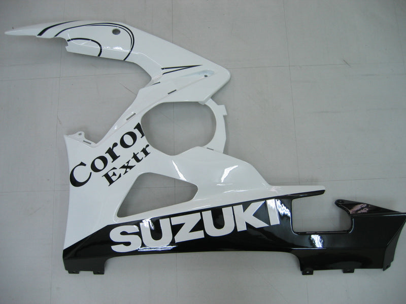 Fairings 2005-2006 Suzuki GSXR 1000 White Black Alstare Racing Generic