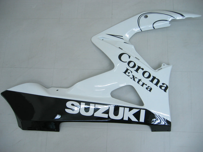 Fairings 2005-2006 Suzuki GSXR 1000 White Black Alstare Racing Generic