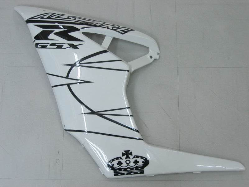 Fairings 2005-2006 Suzuki GSXR 1000 White Black Alstare  Generic