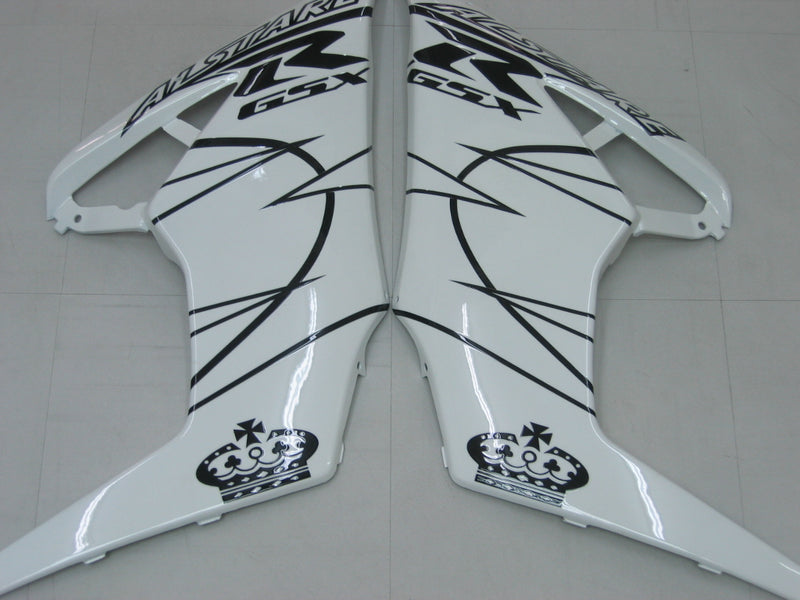 Fairings 2005-2006 Suzuki GSXR 1000 White Black Alstare Racing Generic