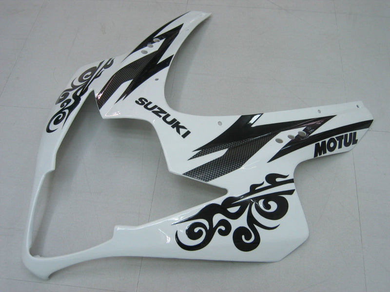 Fairings 2005-2006 Suzuki GSXR 1000 White Black Alstare  Generic