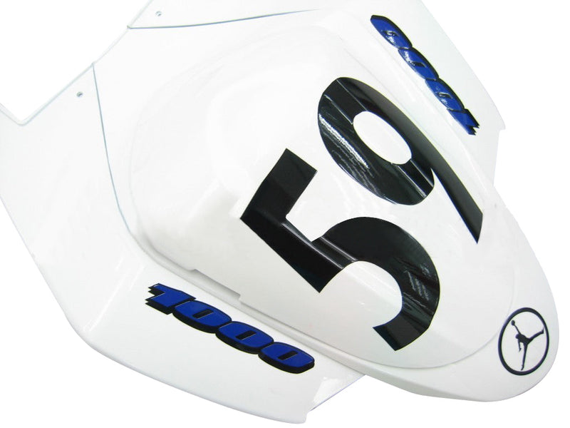 Fairings 2005-2006 Suzuki GSXR 1000 White & Blue Jordan  Generic