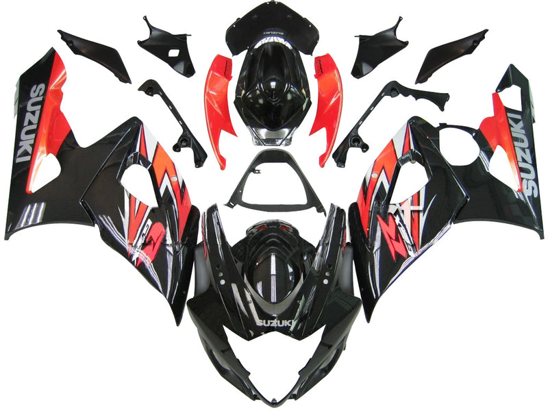 Fairings 2005-2006 Suzuki GSXR 1000 Black & Red GSXR  Generic