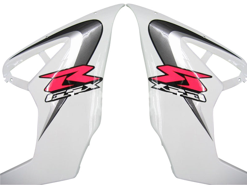 Fairings 2005-2006 Suzuki GSXR 1000 White & Silver GSXR  Generic