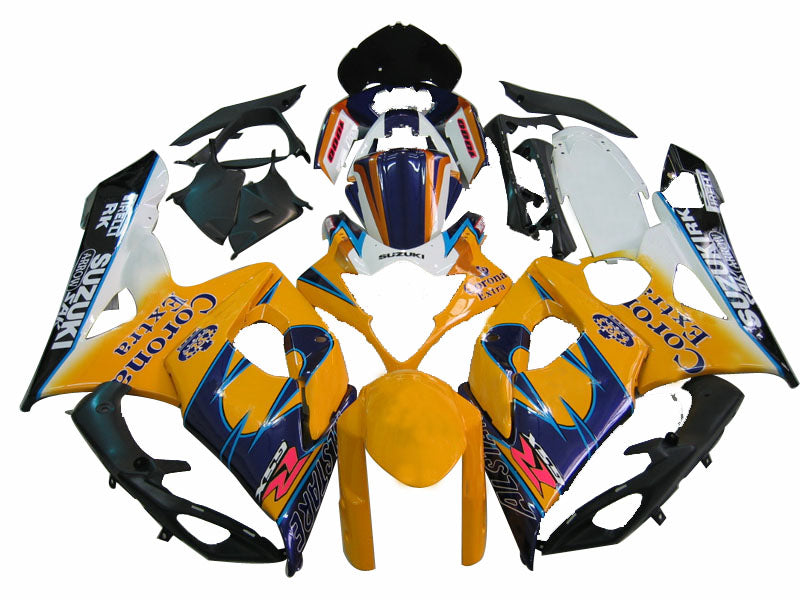 Fairings 2005-2006 Suzuki GSXR 1000 Blue Yellow Alstare Corona  Generic