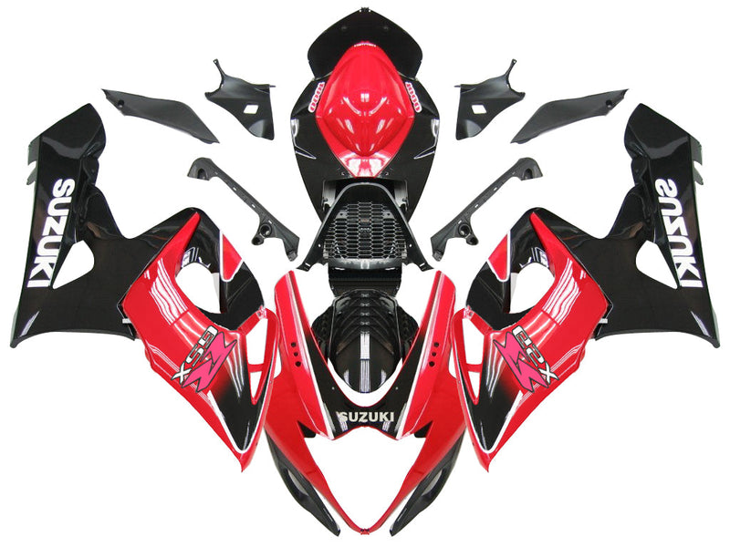 Fairings 2005-2006 Suzuki GSXR 1000 Black and Red GSXR  Generic