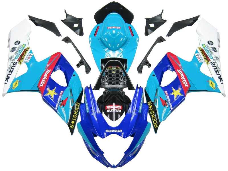 Fairings 2005-2006 Suzuki GSXR 1000 Blue Rockstar Makita GSXR  Generic