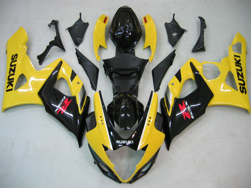 Fairings 2005-2006 Suzuki GSXR 1000 Yellow & Black Racing Generic
