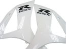 For GSXR1000 2007-2008 Bodywork Fairing White ABS Injection Molded Plastics Set