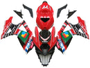 For GSXR1000 2007-2008 Bodywork Fairing Red ABS Injection Molded Plastics Set