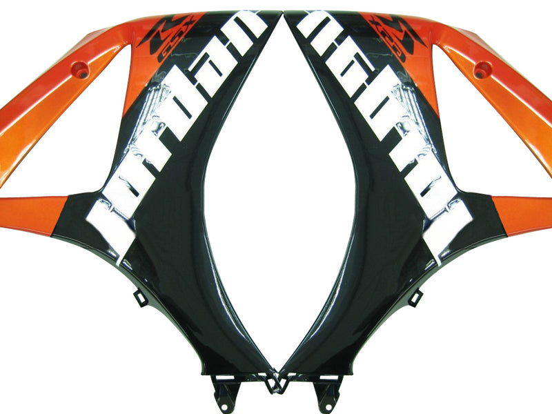 Fairings 2007-2008 Suzuki GSXR 1000 Orange Metallic & Black Jordan Racing Generic