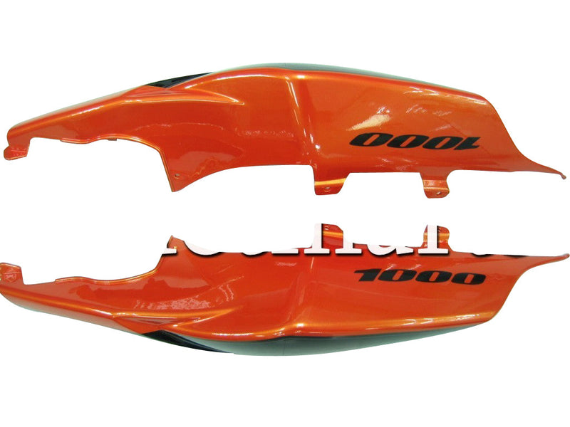 Fairings 2007-2008 Suzuki GSXR 1000 Orange Metallic & Black Jordan  Generic