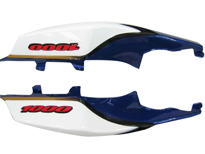 Fairings 2007-2008 Suzuki GSXR 1000 White Blue Alstare Corona  Generic