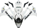 Fairings 2007-2008 Suzuki GSXR 1000 White Black Jordan  Generic
