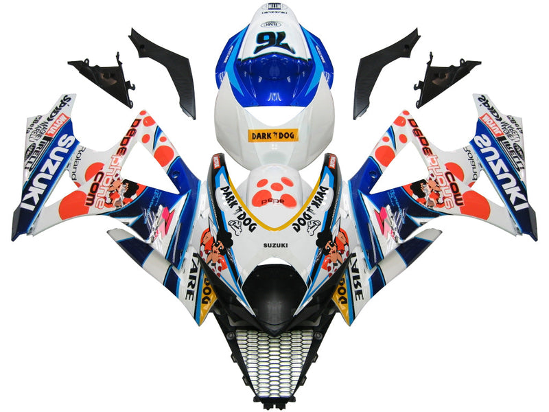 Fairings 2007-2008 Suzuki GSXR 1000 Multi-Color pepephone No.76  Generic