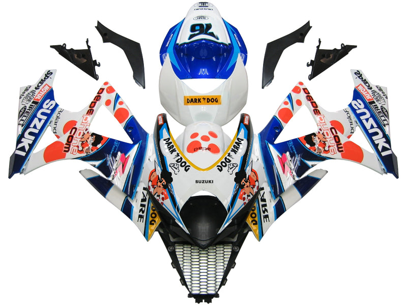 Fairings 2007-2008 Suzuki GSXR 1000 Multi-Color pepephone No.76 Racing Generic