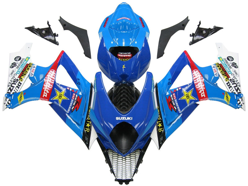 Fairings 2007-2008 Suzuki GSXR 1000 Blue Rockstar   Generic