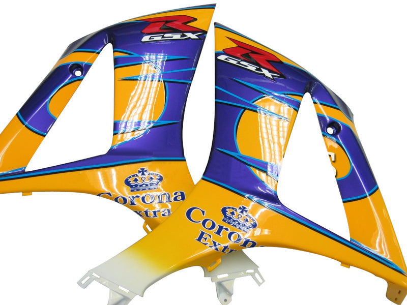 Fairings 2007-2008 Suzuki GSXR 1000 Yellow Blue Alstare Corona  Racing Generic