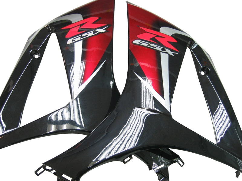 Fairings 2007-2008 Suzuki GSXR 1000 Red Cherry & Black GSXR Racing Generic