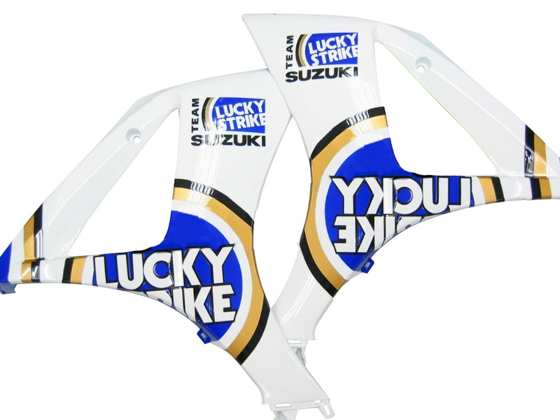 Fairings 2007-2008 Suzuki GSXR 1000 White & Blue Lucky Strike Racing Generic