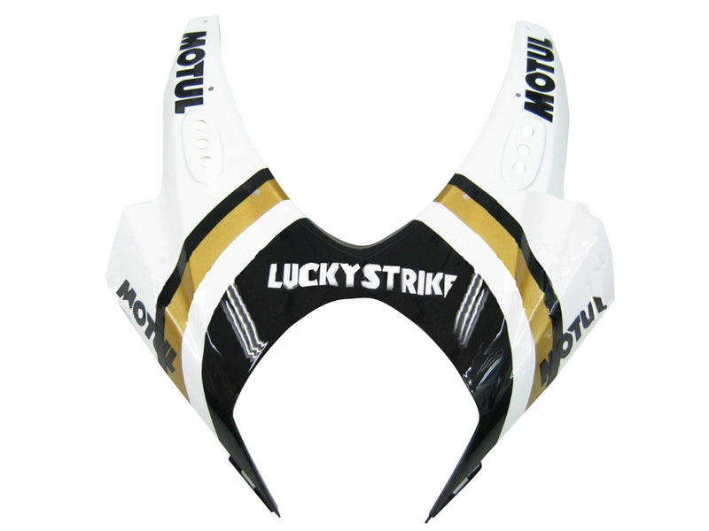 Fairings 2007-2008 Suzuki GSXR 1000 White Black Gold Lucky Strike Racing Generic