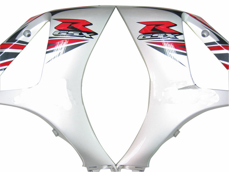 Fairings 2007-2008 Suzuki GSXR 1000 Silver & Red GSXR Racing Generic