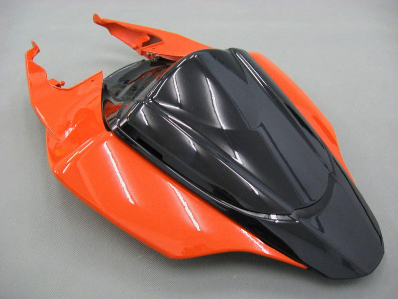 Fairings 2007-2008 Suzuki GSXR 1000 Black & Orange GSXR  Generic