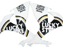 Fairings 2009-2016 Suzuki GSXR 1000 White Black Gold Lucky Strike  Generic