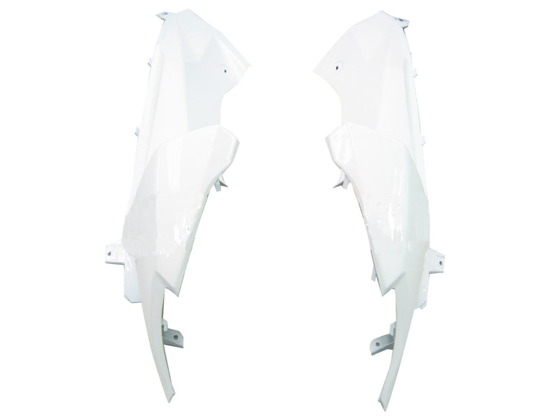 For GSXR1000 2009-2016 Bodywork Fairing White ABS Injection Molded Plastics Set
