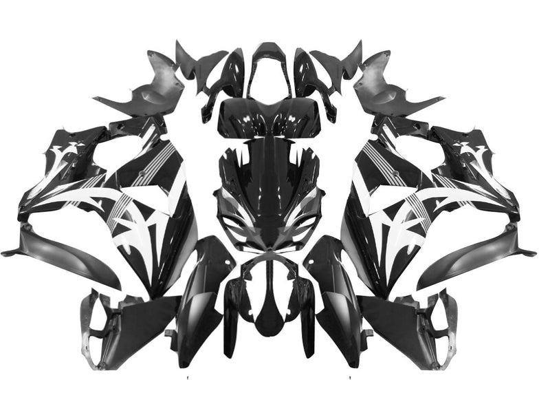 Fairings 2009-2016 Suzuki GSXR 1000 Black & White Tribal  Generic