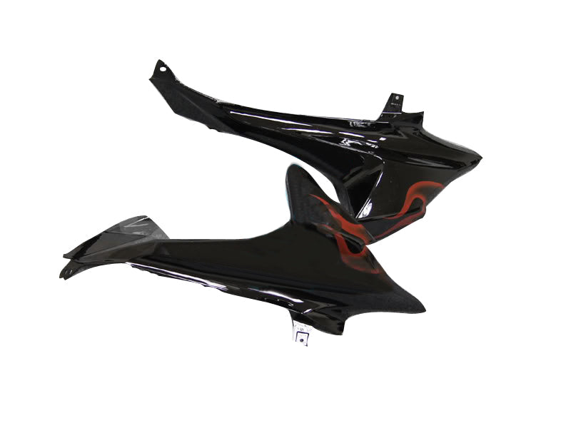 Fairings 2009-2016 Suzuki GSXR 1000 Black & Red Flame  Generic