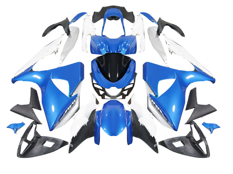 Fairings 2009-2016 Suzuki GSXR 1000 Blue & White GSXR Racing Generic